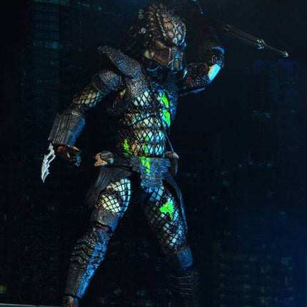 Ultimate Battle-Damaged City Hunter Predator 2 Figurka 20cm NECA 51428
