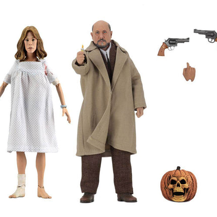 Halloween 2 Retro figurka 2-pak Doktor Loomis i Laurie Strode 20 cm