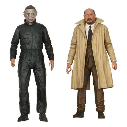 Halloween II Ultimate Action Figure 2-Pack Michael Myers &amp; Dr Loomis 18cm NECA 60671