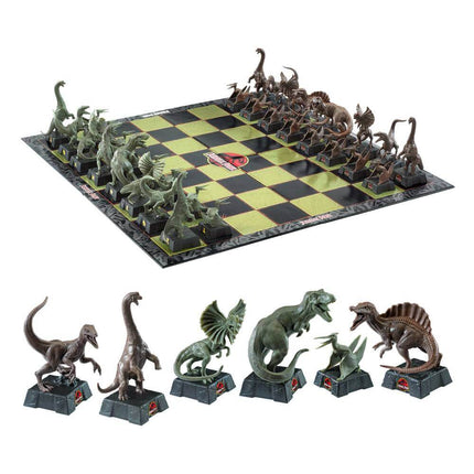 Jurassic Park Chess Set Dinosaurs Scacchiera