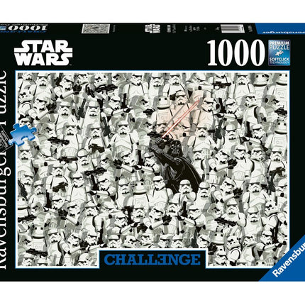 Star Wars Challenge Jigsaw Puzzle Darth Vader e Stormtroopers 1000 Pezzi