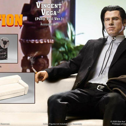 Pulp Fiction My Favourite Movie Action Figure 1/6 Vincent Vega 2.0 (Pony Tail) Deluxe Version 30 cm -