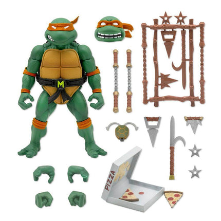Michaelangelo Teenage Mutant Ninja Turtles Ultimates Action Figure  18 cm