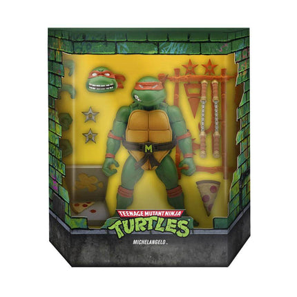 Michaelangelo Teenage Mutant Ninja Turtles Ultimates Action Figure  18 cm
