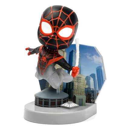 Spider-Man (Miles Morales) with Cloaking Effect Marvel Superama Mini Diorama 10 cm