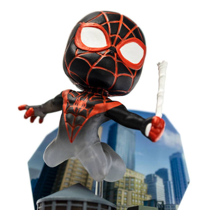 Spider-Man (Miles Morales) with Cloaking Effect Marvel Superama Mini Diorama 10 cm