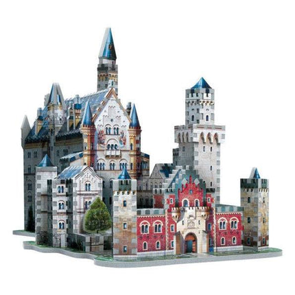 Zamek Neuschwanstein Wrebbit Zamki i katedry Puzzle 3D 890 elementów
